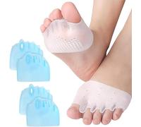 Hyggear Separatori per dita dei piedi in silicone per donne, correttori per alluce valgo, separatori in silicone per riallineare le dita storte, distanziatori antiscivolo per dita dei piedi