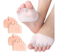 Hyggear Separatori per dita dei piedi in silicone per donne, correttori per alluce valgo, separatori in silicone per riallineare le dita storte, distanziatori antiscivolo per dita dei piedi