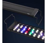 hygger Lampada Aquarium, 50W Luce LED per Acquario con Timer, Day-Night Dual Timer Illuminazione per Acquario, Adjustable Brightness 9 Colors LED Aquarium Light per 120-132cm Tanks