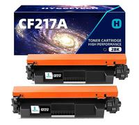 Hyggetech 17A CF217A Confezione da 2 Cartucce Toner Compatibili per HP CF217A 17A per HP Laserjet Pro M130MFP M130nw M130Series M132a M132fn M132fp