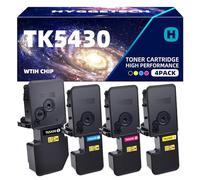 Hyggetech TK5430 Toner Compatibile per Toner TK5430 TK-5430, 4 Pezzi