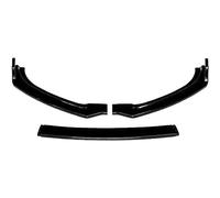 HYGGLY Auto Paraurti Anteriore Spoiler, per Audi A6 S6 S-Line C7.5 2016-2018 Lama Diffusore Lip Splitter Diffuser Plate Labbro Spoiler Protezione Lip Body Kit