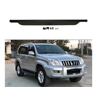 HYGGLY Auto Ripiano Copertura Bagagliaio Posteriore Retrattile, per Toyota Land Cruiser Prado LC120 FJ120 120 2003-2009 Bagagliaio Ripiano Protezione Pacchi Parasole Posteriore Tronco Cappelliera