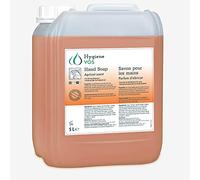 Hygiene VOS Sapone liquido per le mani albicocca 5 litri pH neutro Uso quotidiano. Formula extra morbida e biodegradabile Pacchetto economico adatto a tutti i tipi di erogatori