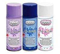 Hygienfresh Fior di Loto Note di Pulito Fresh Lavender 3 deodorante spray 400 ML per tessuti, abiti, tende, divani, scarpe e in ambiente domestico/ufficio