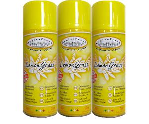 HYGIENFRESH LEMONGRASS 3 DEODORANTI SALVATESSUTI MANGIAODORI TESSUTI E AMBIENTI