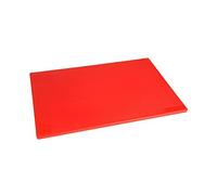Hygiplas - Tagliere antibatterico a bassa densità, 450 x 300 x 10 mm, colore: Rosso