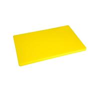 Hygiplas - Tagliere extra spesso a bassa densità, colore giallo, misura grande, 20 x 600 x 450 mm