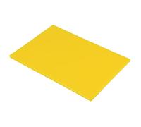 Hygiplas Tagliere in LDPE, colore giallo codificato - Preparazione carne cotta, dimensioni standard: 12 (H) x 450 (W) x 300 (L) mm, polietilene a bassa densità, non poroso impedisce l'assorbimento di