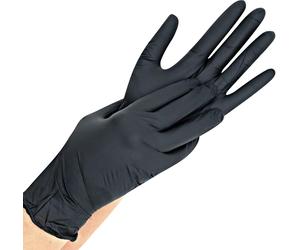 HYGOSTAR GANT EN Nitrile"Dark", S, Noir 6-7 / S