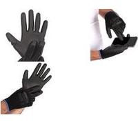 Hygostar Touchscreen Work Glove Black Ace Touch, M Nylon-Fei Mungit con una federazione a maglia, 1/4 PU APPLICAZIONE-12 Pezzi NEW