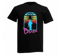 HYGV22DCV Drive Cool 80s Movie Men's T Shirt Black 3XL