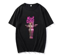 HYGV22DCV Miley Cyrus T Shirt Black L