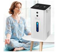 HYHACYH Apparecchio per Inalazione di Idrogeno, Generatore di Idrogeno H2 con Purezza del 99,99%, Inalatore a Doppia Uscita con Gas Browns Silver 900（600H+300O） Ml/MIN