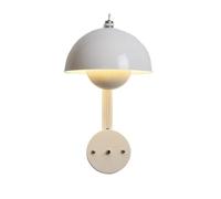 HYHDDM Applique da Parete in Metallo Floreale Vintage - Elegante Lampada da Lettura da Comodino for Camera da Letto e Soggiorno, apparecchio di Illuminazione Decorativa(B)