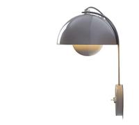 HYHDDM Applique da Parete in Metallo Floreale Vintage - Elegante Lampada da Lettura da Comodino for Camera da Letto e Soggiorno, apparecchio di Illuminazione Decorativa(E)