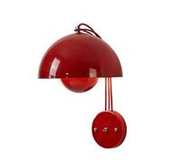 HYHDDM Applique da Parete in Metallo Floreale Vintage - Elegante Lampada da Lettura da Comodino for Camera da Letto e Soggiorno, apparecchio di Illuminazione Decorativa(A)