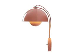 HYHDDM Applique da Parete in Metallo Floreale Vintage - Elegante Lampada da Lettura da Comodino for Camera da Letto e Soggiorno, apparecchio di Illuminazione Decorativa(D)