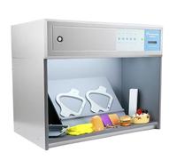 HYHDDM Cabina di valutazione del Colore a 4 sorgenti Luminose - Luminosa for la Corrispondenza dei Colori Tessuti e Stampa | Test metamerismo con Funzione Memoria