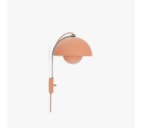HYHDDM Lampada da Parete Comodino Semplice scandinava - dal Design Creativo a Forma di Baccello Applique in Stile Giapponese for Soggiorno(Pink)