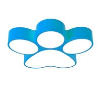 HYHDDM Lampada da soffitto a LED in acrilico con forma di zampa di cane, stile cartone animato, for corridoio e cameretta dei bambini(Blue,45cm/17.7'')