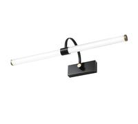HYHDDM Lampada da Specchio a LED in Rame - Applique Bagno lineare Lunga | Parete Moderna for, armadietto, toletta e Hotel(Svart-6000K,73cm)
