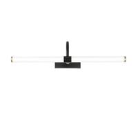 HYHDDM Lampada da Specchio a LED in Rame - Applique Bagno lineare Lunga | Parete Moderna for, armadietto, toletta e Hotel(Svart-3000K,45cm)