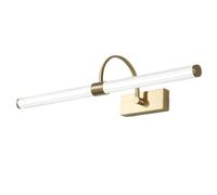 HYHDDM Lampada da Specchio a LED in Rame - Applique Bagno lineare Lunga | Parete Moderna for, armadietto, toletta e Hotel(Copper-3000K,59cm)