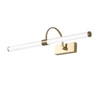 HYHDDM Lampada da Specchio a LED in Rame - Applique Bagno lineare Lunga | Parete Moderna for, armadietto, toletta e Hotel(Copper-6000K,45cm)