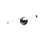 HYHDDM Lampada da toeletta a LED Regolabile 360° for Bagno - Applique Parete lineari Moderne sopra Lo Specchio con Illuminazione soffusa Uniforme, toletta e Esposizione di opere d'Arte(Dark,45cm)