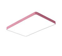 HYHDDM Moderna plafoniera a LED da soffitto quadrata in acrilico, lampada da soffitto vicina al soffitto for soggiorno e sala da pranzo(Pink,Square-40cm)
