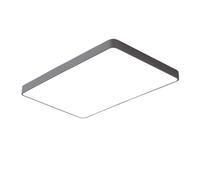 HYHDDM Moderna plafoniera a LED da soffitto quadrata in acrilico, lampada da soffitto vicina al soffitto for soggiorno e sala da pranzo(A Gray,Square-60cm)