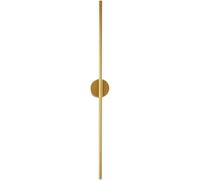 HYHDDM Set di 2 lampade da parete a LED - Applique moderna in oro 60 cm, applique risparmio energetico for la protezione degli occhi, scale, corridoio(Gold)
