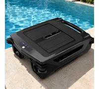 HYHDDM Skimmer robotizzato for Piscina ad energia Solare, | Ricarica a doppia modalità, cassetto di raccolta rifiuti da 3,4 litri, for piscine fuori terra