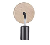 HYHJYMG Appliti da Parete Leggera, Lampada a Parete a Testa Singola Creativa, Supporto per Parete a soppalco con Legno e matel Base V-V-Itage Industrial Wall Sconces per Soggiorno, camere da Letto,