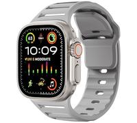 HYHJYMG Cinturino sportivo in silicone per cinturino Ultra 49 mm 45 mm 44 mm 42 mm Series10 46 mm 42 mm cinturino da polso Correa bracciale iWatch Serie 9 8 7 6 SE 5 4 cinturini, Series10 42mm