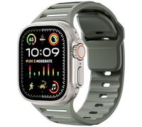 HYHJYMG Cinturino sportivo in silicone per cinturino Ultra 49 mm 45 mm 44 mm 42 mm Series10 46 mm 42 mm cinturino da polso Correa bracciale iWatch Serie 9 8 7 6 SE 5 4 cinturini, 42/44/45/49mm