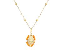 HYHJYMG Collana del Cuore Sacro di Muti per Donne, Sacro Cuore Vintage di Gesù Collana - Ciondolo colorato Sacro Cuore, Collana di Gesù per Il Compleanno di Natale Regali del Ringraziamento