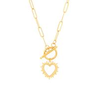 HYHJYMG GIRLE GEI Gioiello Geometria Geometria Sun Collane Totem da Donna, Amare Cuore CAPOLA SPossa Catena - Fascino Classico, OT Fibbia passata alla Collana di Natale a S.