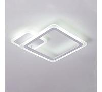 HYHJYMG Lampada a soffitto a LED Moderna Lampada sospesa in Metallo Minimalista Acrilico Lampada a soffitto Design Quadrato Luce lampadario Lampada a Sospensione contemporanea Lampade a soffitto