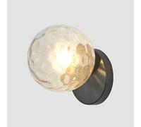 HYHJYMG Lampada Camera da Letto per Comodino Illuminazione in Vetro, Lampada da Interno con Paralume a Globo, Lampada da Soggiorno del corridoio.