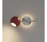 HYHJYMG Lampada con Applique per Comodino, Illuminazione a LED a 12 W Moderni Regolabile a 3 Colori, Braccio oscillante in Metallo Lampada da Letto da Letto da Letto da Letto per la Parete Study