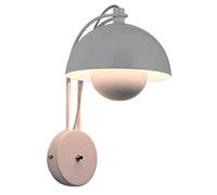 HYHJYMG Lampada creatività nordica Macaron lampade da Parete d'Arte di Ferro 12w con e26/e27 Base a Parete dimmerabile a Parete a Tre Colori Simple Crema corridoio corridoio Camera da Letto Camera