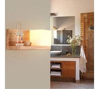 HYHJYMG Lampada da Parete Leggera Cinese Light a Parete Solida Lampade a Parete Sinistra/Destra e sconde con scaffale, Tronchi LED e corridoio Destro Casa casa Camera LAMPIONE Camera della LAMPIONE