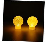 HYHJYMG Lampada da Tavolo Lampada in Miniatura a Sfera Rattan 20 Pezzi Filetto di Cotone 3D per Tessere Bulbi a Sfera Leggera Lampada da Tavolo Lampada da Tavolo