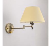 HYHJYMG Lampada del Braccio del Braccio Altalena con Pannello Oro Lampada per Il Soggiorno in Camera da Letto Ingresso del corridoio, leccruzioni per pareti in Metallo Vintage di Foglie di Scarico