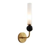 HYHJYMG Lampada Nordic Vintage Luxurio Luscini a Parete in Marmo Completo con Base G9 Base Full Copper Wall Sconces Creative Light Light Corridor Room Hote Sfondo da Sala da Pranzo Muro Light (Nero)