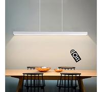 HYHJYMG Luce a Sospensione Moderna a LED a LED con Luce a Sospensione remoto Creative Design lineare Design Light Light Dining Table Light Light Regolable Altezza Accensione Lampadella