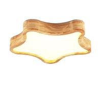 HYHJYMG Nordic Children's's Room Soffitto Legno Solido LED Pentagramma Soffitto Light Creativo Candeliere Camera Study Boys and Girls Room Soffitto Lighttures Interessante Life (42 cm
