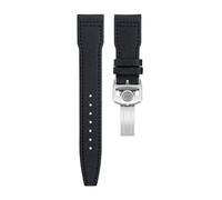 HYHJYMG Nylon Canvas Leather Watchband 21mm 22mm per cinturino IWC Spitfire Mark 18 Portugieser Portofino Pilot IW3777 Wristband